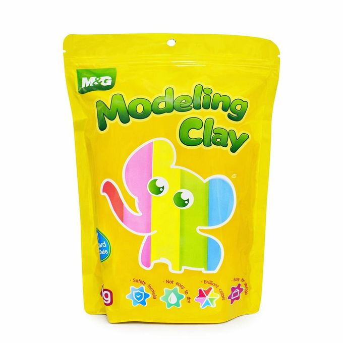 M&G Modelling clay 500g- Non-toxic craft clay for school, Art & creative projects Brand: M&G | 