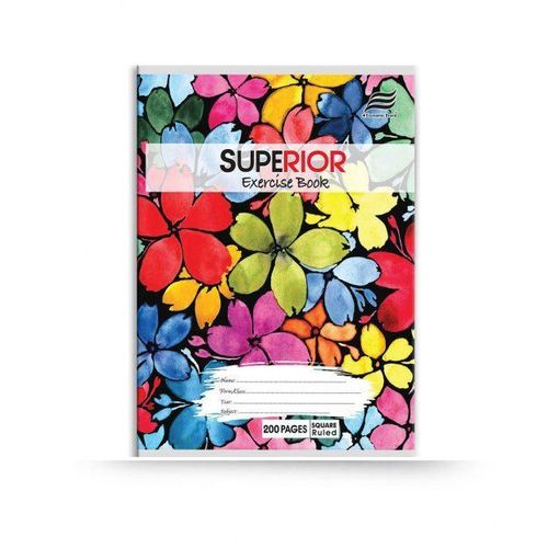 Economic Superior A4 Exercise Books 200pgs - Single/Square Ruled - Dozen - Image 3