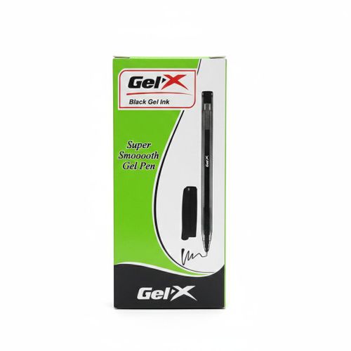 GEL-X Gel Pen -Black 12pcs
