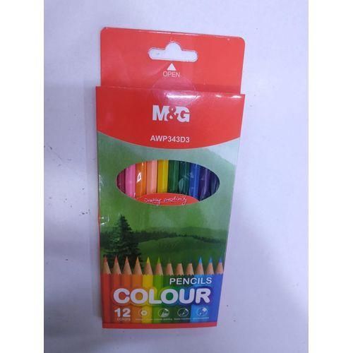 M&G 12-Colored Pencils Set Art Supplies For Drawing
