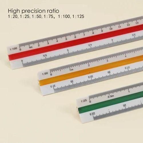 Triangular scale ruler