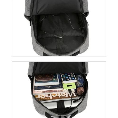 Share this product    3pcs Backpack Waterproof Laptop/School With USB Backpack-Blue - Image 3