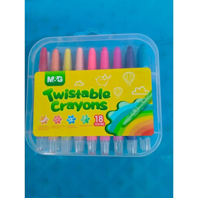 M&G Twistable crayons 12 color, non-toxic - Image 2