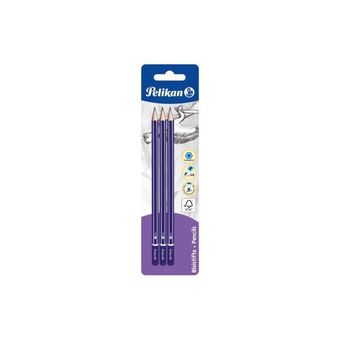 12PCS Pelikan High-Quality Pencils – HB Graphite Writing & Drawing Pencils